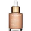 Clarins Skin Illusion - Fondotinta Effetto Pelle Nuda, Luminosità 30ML / 107 beige