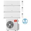 TCL Climatizzatore Condizionatore TCL BreezeIN serie P5 Wifi R32 Trial Split Inverter 9000 + 9000 + 9000 BTU con U.E. MT2730 Classe A++/A+