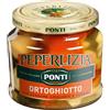 Ponti, Ortoghiotto Peperlizia con Verdure Grigliate e Funghi, Contorno di Verdure all'Olio di Semi di Girasole, Ideale anche e per le Tue Insalate, 100% Made in Italy, 330 g