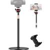Borenbuir Supporto da scrivania per webcam, supporto da tavolo con regolazione per webcam Logitech C920 C922 BRIO, treppiede da tavolo girevole a 360° per live streaming/videochiamate con filettatura