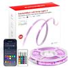 SwitchBot Matter Striscia LED 5M, 72LEDs/m RGBCCT Luci LED, Telecomando e App, Compatibili con Alexa, Apple HomeKit, Google Home e SmartThings, Sync Musicale, Smart Luci LED Camera da Letto, Cucina