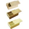 NYGGTYK 3 Pezzi Scatola Regalo in Legno, Scatola Rettangolare, Mini Box Regalo, Scatola di Gioielli, Forniture per Imballaggi Regalo