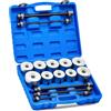 Orion Motor Tech 27 Pezzi Set Estrattore per Silent Block e Boccole con 22 Manicotti di Pressatura e 5 Mandrini e Dadi Kit per Rimozione di Boccole con Cuscinetti di Tenuta per Auto Camion