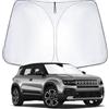 WEIPIN Parasole parabrezza compatibile con JEE-p Avenger 2023 2024 parabrezza parasole parasole per Avenger Hybrid EV 2024 con protezione UV, raffreddamento