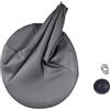 VHEUHZ Pomello del cambio grigio per auto, pomello del cambio a 5 marce, con polsini antipolvere, compatibile con Fiat Panda 169 2003-11
