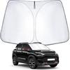 WEIPIN Parasole parabrezza compatibile con Ci-troen C3 Aircross 2017-2024 parabrezza parasole parasole per C3 Aircross con protezione UV, raffreddamento