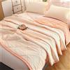 Surwin Trapuntino Copriletto Bicolore Moderno per Primaverile Estivo Reversibile Copriletto in Microfibra, Quilt Traspirante Leggero per Letto Singolo o Una Piazza e Mezza (Beige/Arancia,150x200cm)
