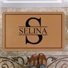 LLLGSH Zerbino Personalizzato - Zerbino Testo Personalizzabile - per Interni ed Esterni - per Il della sporcizia per l'auto Garage Giardino casa, Antiscivolo, Lavabile - 40 x 60 cm
