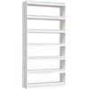 vidaXL Libreria/Divisorio Bianco 100x30x200 cm Legno Massello di Pino