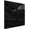 DarHaus Copri piano cottura induzione 50x52 cm copertura per piano cottura in vetroceramica 1 pezzi universale per piastre di cottura paraspruzzi tagliere in vetro temprato, Nero ardesia