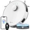 LEFANT Robot aspirapolvere M1 con funzione di pulizia, LiDAR Navigation, 4000Pa aspirapolvere robot 200Mins Max, autoscaricante, Wi-Fi, 8 con zone No-Go, ideale per peli di animali, tappeto, pavimento