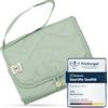 Jubi® Fasciatoio Portatile Mint - Materassino Cambio Pannolino in Cotone Biologico & Poliestere Öko-Tex - compatto e lavabile