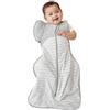 Love To Dream Swaddle UP sacco nanna, taglia media 6-8,5 kg - Bianco | Vestibilità con ali rimovibili | 2,5 Tog per autunno e inverno (16-20°C) | Cotone e doppia cerniera
