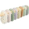 3 Sprouts - Divisori Guardaroba Neonato - Divisori per Armadio per Bambini e Bambini, Organizer per Vestiti per Bambini per Dimensione/età - Set da 8 - Terrazzo