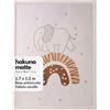 Hakuna Matte Tatami Elefante Arcobaleno - Morbido con Memory Foam, Antiscivolo 170x120x2,5cm