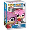 Funko Pop! Games: Sonic - Amy Rose - Sonic The Hedgehog - Figura in Vinile da Collezione - Idea Regalo - Merchandising Ufficiale - Giocattoli per Bambini e Adulti - Games Fans