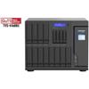 QNAP TVS-H1688X - Server NAS - 16 alloggiamenti - SATA 6Gb/s - RAID 0, 1, 5, 6, 10, 50, JBOD, sostituzione a caldo, hot spare 6, 60, hot spare 10, RAID TP - RAM 32 GB - Gigabit Ethernet / 2.5 Gigabit Ethernet / 10 Gigabit Ethernet - iSCSI supporto