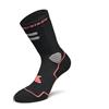 Rollerblade HIGH PERFORMANCE SOCKS, Calzini da pattinaggio in linea per donna, calze sportive unisex per adulti, nero/corallo, L (43-46)