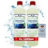 PandaCleaner Detergente solare biologico - 2x 1l per impianti fotovoltaici - altamente concentrato 1:100 - impianto PV per pulire e prolungare la durata - per centrali elettriche da balcone