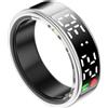 Vikye Smart Ring Health Tracker, Monitoraggio del Sonno Resistente All'acqua IP68 Anelli Sanitari Indossabili con Display, Anelli Fitness Tracker per Donne e Uomini (#12)