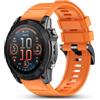 CHULN 26mm Silicone Cinturino per Garmin Fenix 8 51mm/Fenix 7X Pro/Fenix 7X/Fenix 6X/Fenix 6X Pro/Fenix 5X/Fenix 5X Plus, Regolabile Sportiva Cinturino di Ricambio per Smartwatch.(No host)