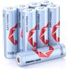 PHOTOOLEX 1.5V Batterie ricaricabili AA (pacco da 8), Pile Rechargeable aa litio da 3000 mWh ad alta capacità, oltre 1600 cicli, batteria doppia A ricaricabile a lunga durata per Blink Xbox