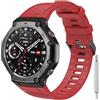 CHULN Cinturino in Morbido Silicone Compatibile con Amazfit T-Rex 3, Ajustable Sportivo Cinturino di Ricambio per Amazfit T-Rex 3.(No host)
