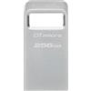 Kingston Technology DataTraveler 256GB Micro 200MB/s Metal USB 3.2 Gen 1 (Kingston DataTraveler Micro - USB flas)