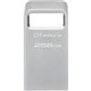 Kingston Technology DataTraveler 256GB Micro 200MB/s Metal USB 3.2 Gen 1
