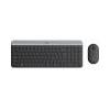 Logitech TASTIERA LOGITECH+MOUSE Wireless Desktop MK470 COMBO USB ULTRASOTTILI Colore GRAFITE 920-009196