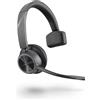 POLY VOYAGER 4310 UC Auricolare Wireless A Padiglione Ufficio USB tipo A Bluetooth Nero