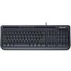 Microsoft Wired Keyboard 600 tastiera USB QWERTY Inglese US Nero