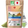 ORIGEENS Tè Genmaicha Bio Giapponese in Polvere - Tè Verde Genmaicha in Polvere Bio per Matcha Latte - Sacchetto da 80g