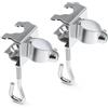 QWORK® 2 Pezzi Supporti per Ombrelloni, Portaombrelloni Senza Foratura, Portaombrelloni per Ombrelloni Ø 20-33 mm, per Ringhiere o Tavoli Balcone