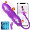 DRAGOSTI Vibratore Oscillante per Donne con Telecomando & APP - Uovo Vibrante a Distanza, Stimolatore del Punto G, Giocattolo Sessuale per Coppie, Impermeabile