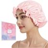 CATOR Cuffia da Donna in Seta di Gelso 100%, 6A, per Capelli Ricci e Lunghi, con Elastico, Confezioni Regalo