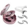 MOTIBACK Ciglia Magnetiche Senza Colla con Applicatore, Ciglia Finte Magnetiche Naturali Riutilizzabili, Facili da Applicare e Rimuovere, 2 Paia (24P+24P)