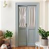 NICETOWN Tende per porte laterali in lino, isolamento termico, oscuranti, per porte francesi, piccole tende per porta laterale, porta in vetro, Angora, larghezza 63 x lunghezza 127 cm, 1 pannello