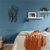 Wallity Hanah Home Elegante accessorio decorativo da parete in metallo, nero, 37 x 58 cm, 100% metallo, spessore 1,2 mm, perfetto per la decorazione della casa moderna e arte da parete unica