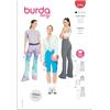 burdastyle Burda Style Sewing Pattern B5762 - Cartamodello per leggings da donna