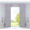 Gardinenbox Set di 2 Tende oscuranti Milano in Velluto, opache, Blackout, aste di Peso, 100% Poliestere, Grigio, 245 x 60 cm