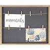 Hama Cornice portafoto Muro con cordino e pinze, colore rovere, 29,5 x 36,5 cm