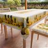 PETTI Artigiani Italiani - Tovaglia Antimacchia Rettangolare Copritavolo Cucina Disegno Frutta Limoni e Ananas X12 Posti (140x240 cm) 100% Made in Italy