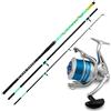 agc Kit da SURFCASTING Composto da Canna COLMIC ALTURA 4,20 m 100-200 gr + Mulinello Linea EFFE Atlantic 8000 con Filo in Bobina