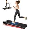 CURSOR FITNESS CURSOR Tapis Roulant Salvaspazio 1-8KM/H, Tapis Roulant Elettrico Inclinabile, Walking Pad con Tripla Ammortizzazione e Motore Silenzioso da 2,5 CV, Max. Carico Massimo 136KG