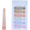 Wambere Set di 12 fermagli per capelli, forcine per capelli, parrucchiere, forcine antiscivolo, forcine a coccodrillo con denti, per acconciature semplici e tagliate, colore scuro opaco, 95 mm