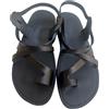LION OF JUDAH MARKET Gesù Biblico Unisex Adulti Vera Pelle Gesù Nero Marrone Sandali Più Popolare Stile 6, nero, 6 Women/4.5 Men