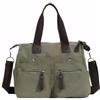 Ausing Borsa a Tracolla Donna Borsa Donna Grande Borsa Tela Tote Bag Donna Viaggio Lavoro Verde