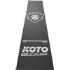 KOTO darts KOTO - Tappeto in Schiuma 290 x 60cm, Indicatore del Punteggio, Antiscivolo, Protegge Pavimento e Freccette