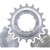F26 Shimano Bicicletta Nexus/Alfine Mozzi di trasmissione usura parte servizio manutenzione sostituzione mozzi pignone (nero 18 denti)